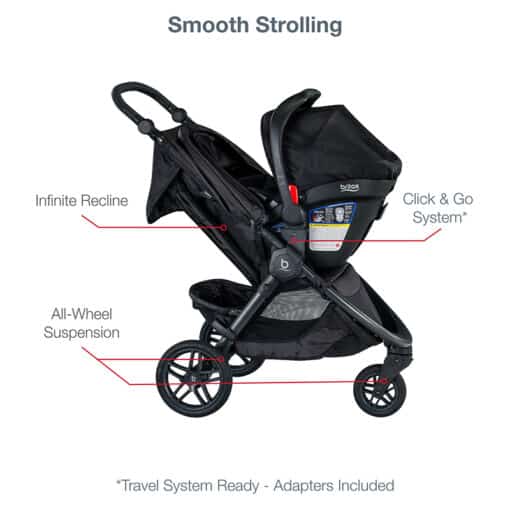 britax bfree and bsafe travel system