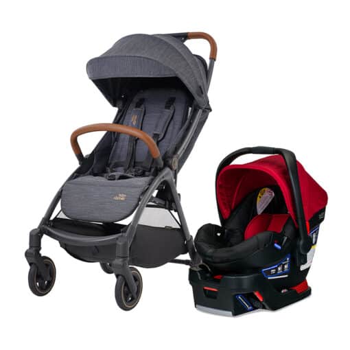 Gravity Ii Auto One Handed Fold Stroller B Safe 35 Travel System Britax Systems Sg - Britax Infant Car Seat Stroller Combo