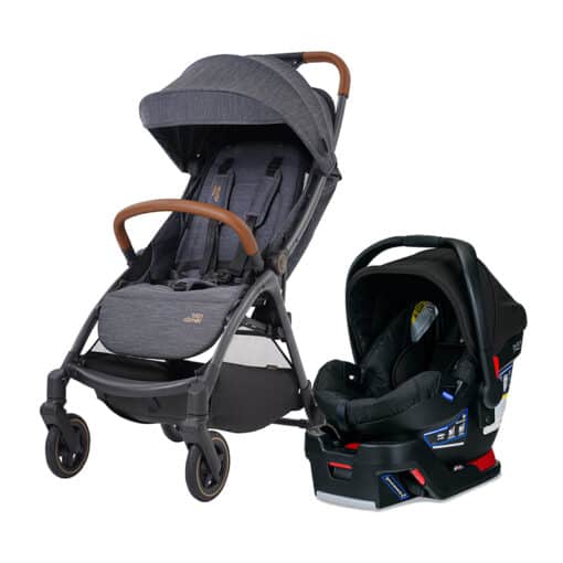 GRAVITY II AUTO ONE-HANDED FOLD STROLLER & B-SAFE 35 TRAVEL